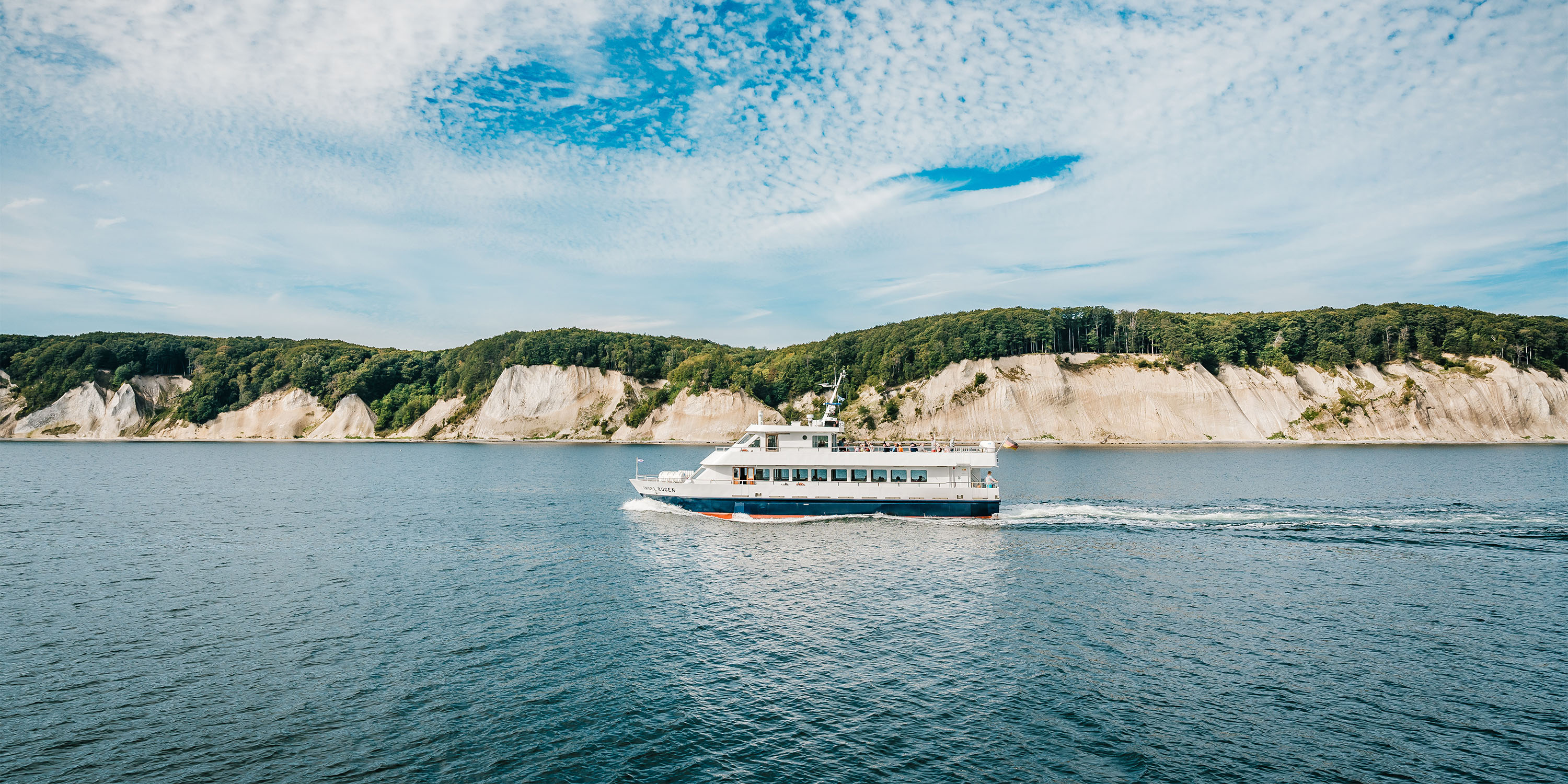 Schiffsfahrten Kreideküste, Insel Rügen - Reederei Lojewski in Sassnitz